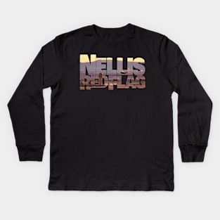 Nellis Red Flag Kids Long Sleeve T-Shirt